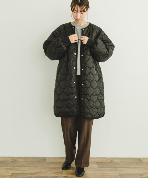 「ITEMS URBANRESEARCH」 コート FREE カーキ レディース_画像5