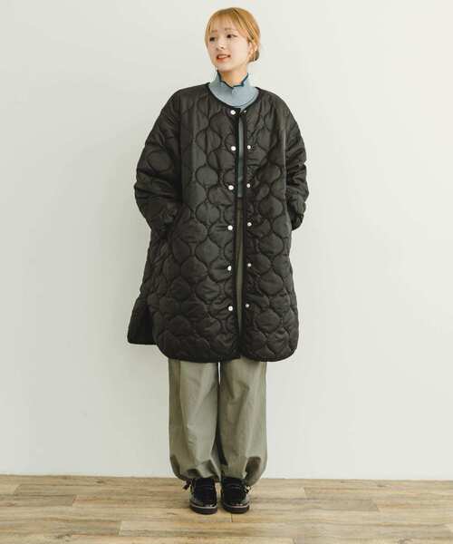 「ITEMS URBANRESEARCH」 コート FREE カーキ レディース_画像9