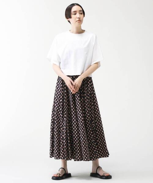 MARIHA 「MARIHA」 フレアスカート 36 ブラック レディース