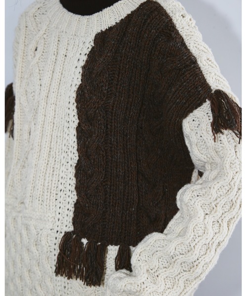 「TODAYFUL」 長袖ニット FREE キナリ レディース_画像6