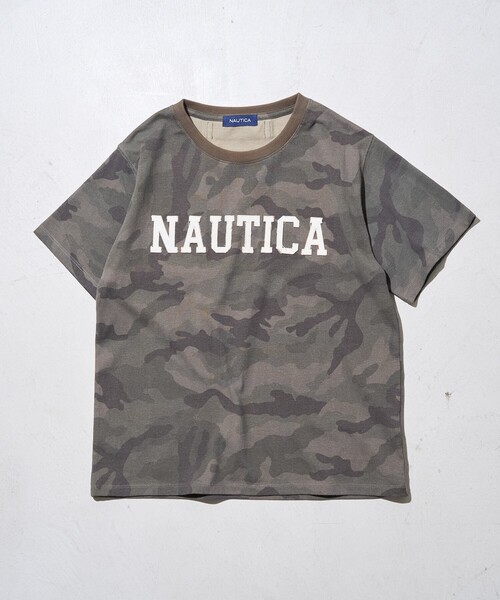 tシャツ NAUTICA/ノーティカ アップリケロゴTEE レディース FREAK'S STORE tシャツ NAUTICA/ノーティカ アップリケロゴTEE