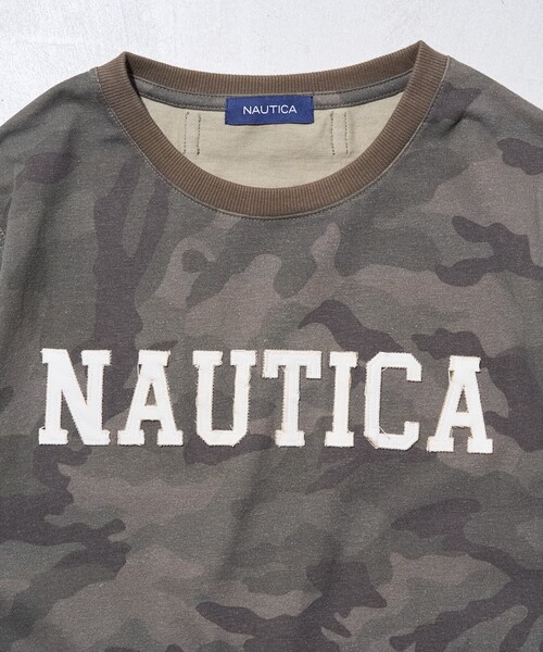 FREAK'S STORE tシャツ NAUTICA/ノーティカ アップリケロゴTEE