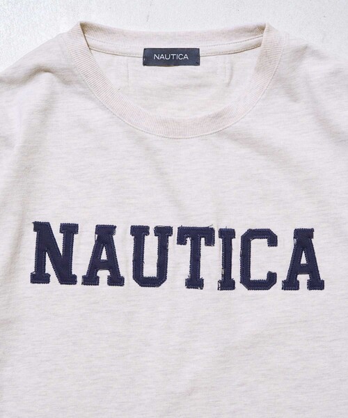 tシャツ NAUTICA/ノーティカ アップリケロゴTEE レディース FREAK'S STORE tシャツ NAUTICA/ノーティカ アップリケロゴTEE