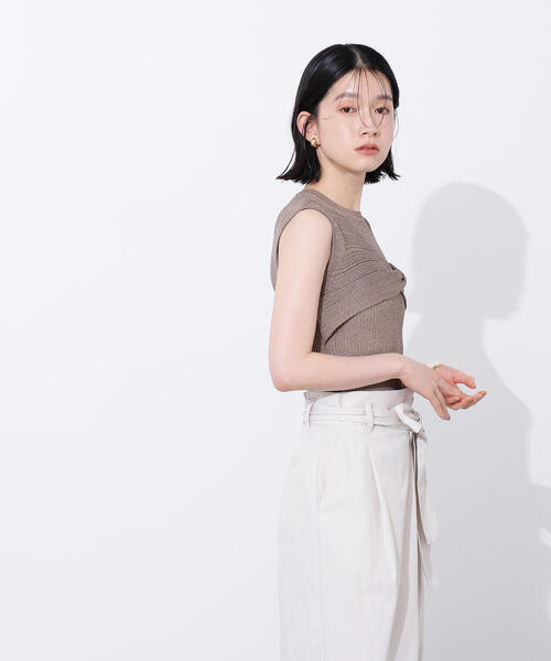 N.Natural Beauty Basic ニット セーター フロントツイスト
