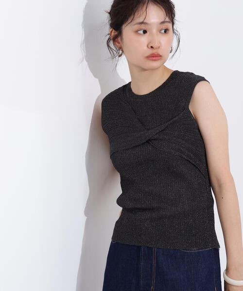 N.Natural Beauty Basic ニット セーター フロントツイスト