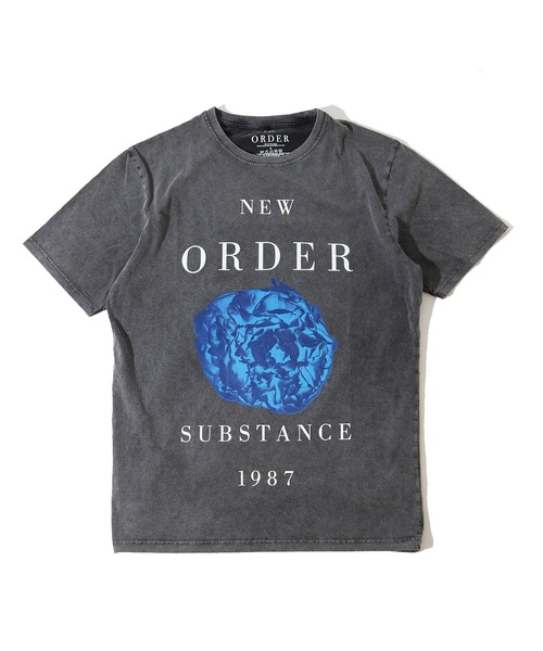 MUSIC TEE tシャツ NEW ORDER “SUBSTANCE 1987” PREMIUM WASH