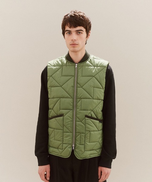 LAVENHAM（ラベンハム） ベスト ジレ Big Quilt Bomber Gilet Mens