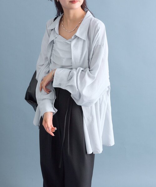 ﾐｽﾃｲｯｸ入りｺｰﾃﾞｾｯﾄ♪ 着こなし豊富◎】チェックビスチェSETビッグシャツ | mystic