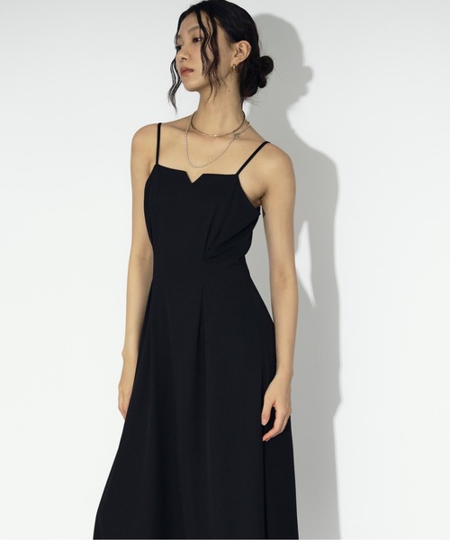 Ezick ワンピース 2P frill bustier タックキャミドレス : ZOZOTOWN