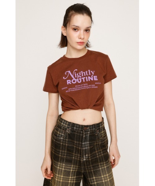 SLY（スライ） tシャツ COMPACT LOGO PRINT T/SH コンパクト ロゴ