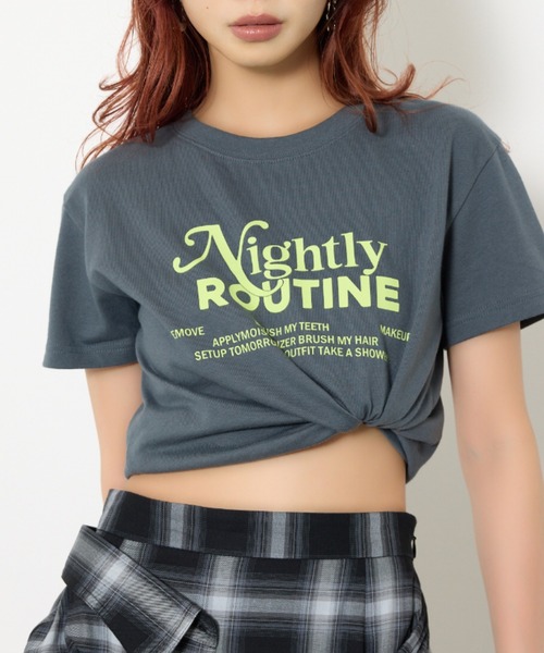 SLY（スライ） tシャツ COMPACT LOGO PRINT T/SH コンパクト ロゴ