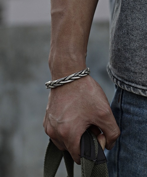 CALIFORNIA OUTFITTERS バングル 7B22 ツイスト 編み デザイン