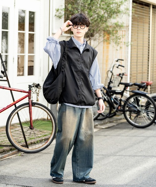 Rocky Monroe（ロッキーモンロー） ベスト M オフホワイト メンズ