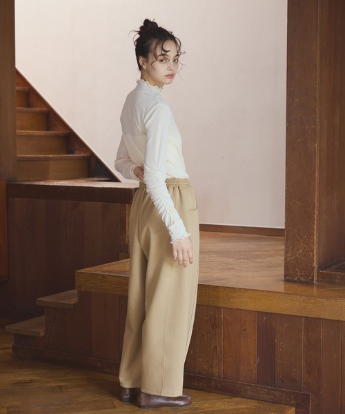 OLUN tシャツ Sheer mellow inner tops / シアーメロウインナー