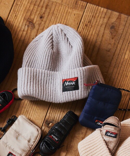 NANGA ニット帽 ニットキャップ × FREAK'S STORE/ナンガ