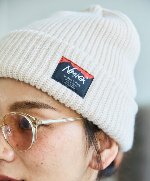 NANGA ニット帽 ニットキャップ × FREAK'S STORE/ナンガ