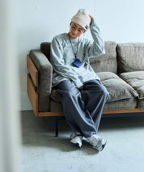 ニット帽 ニットキャップ NANGA × FREAK'S STORE/ナンガ × フリークスストア 別注 BOX LOGO BULKY BEANIE | NANGA | 12