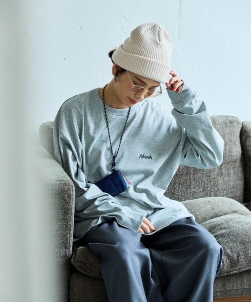 ニット帽 ニットキャップ NANGA × FREAK'S STORE/ナンガ × フリークスストア 別注 BOX LOGO BULKY BEANIE | NANGA | 14