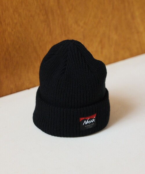 ニット帽 ニットキャップ NANGA × FREAK'S STORE/ナンガ × フリークスストア 別注 BOX LOGO BULKY BEANIE | NANGA | 21