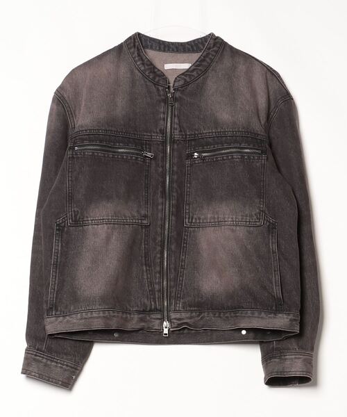 【美品】LIDNM☆デニム☆L☆黒 ラミ＆アール 「夜な夜な泥棒」総刺繍デニムパンツ LIN AL-75604