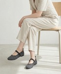 シューズ BOUQET 軽量 洗える ニットシ...の詳細画像2