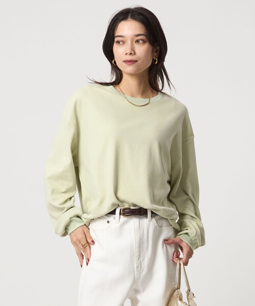 tシャツ フィブリル タッチ ロングスリーブ トップス レディース | green label relaxing | 03