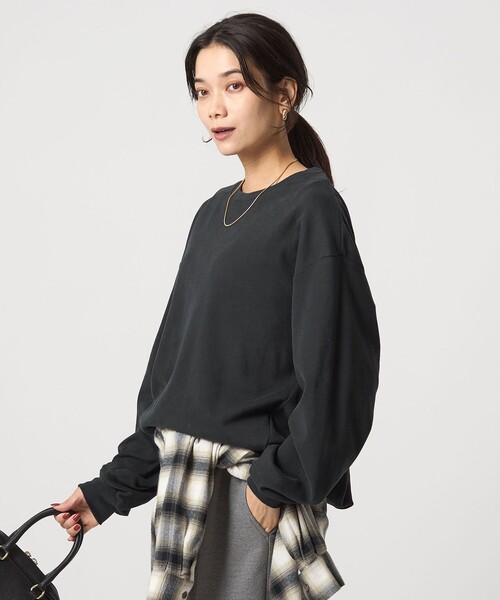 tシャツ フィブリル タッチ ロングスリーブ トップス レディース | green label relaxing | 09