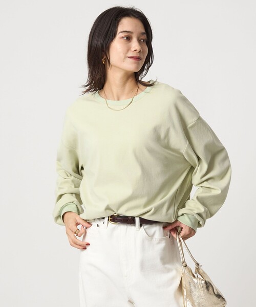 tシャツ フィブリル タッチ ロングスリーブ トップス レディース | green label relaxing | 15