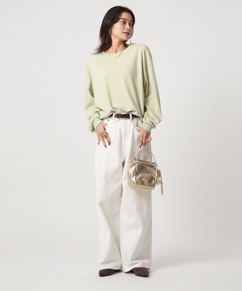 tシャツ フィブリル タッチ ロングスリーブ トップス レディース | green label relaxing | 16