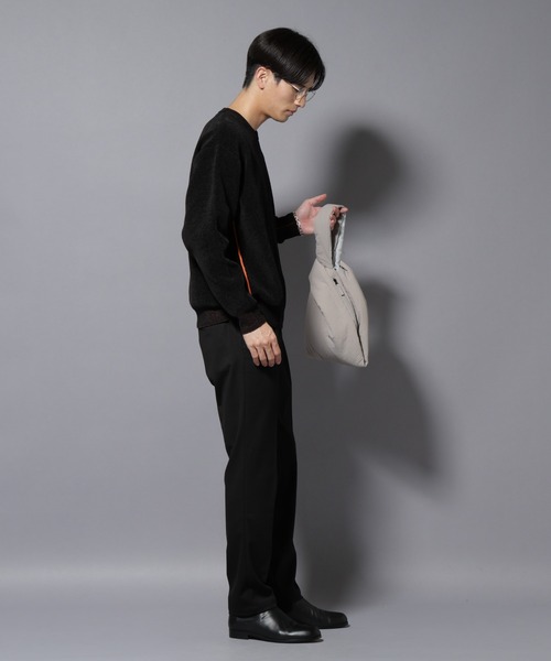 NANO universe（ナノ・ユニバース） スラックス 微起毛1タック