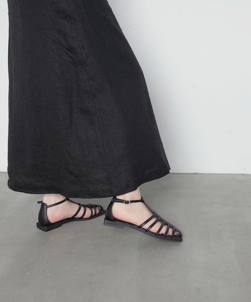 「Daniella&GEMMA」 フラットサンダル 37 アイボリー レディース_画像7
