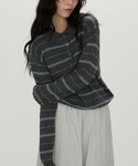 ニット セーター Modern Stripe ...の詳細画像4