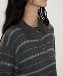 ニット セーター Modern Stripe ...の詳細画像2