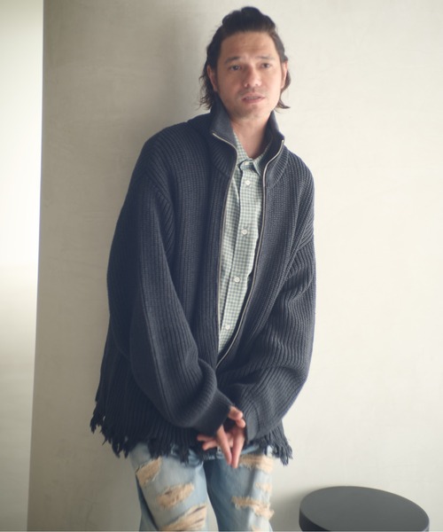 ADAM PATEK（アダムパテック） カーディガン ADAMPATEK/cotton wool 
