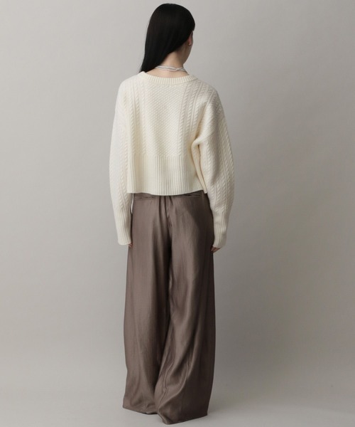 アパートバイローリーズ　ケーブルニット A part by｜ケーブルニットプルオーバー | Rakuten Fashion(楽天
