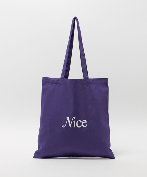 NICE WEATHER トートバッグ 「NICE WEATHER」SIGNATURE ロゴ トート