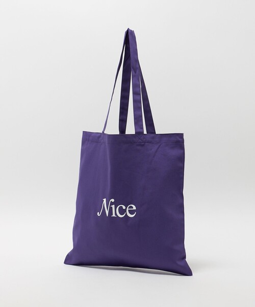 NICE WEATHER トートバッグ 「NICE WEATHER」SIGNATURE ロゴ トート