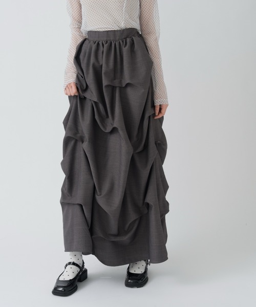 ＜MARW UNITED ARROWS＞ランダムタックスカート マルゥユナイテッドアローズ タックスカート 36 ブラック - メルカリ