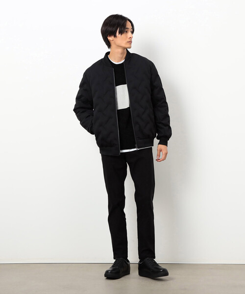 コムサイズム（COMME CA ISM）/シームレスダウン MA−1 ブルゾン COMME CA ISM（コムサイズム） ダウンジャケット ダウン シームレス