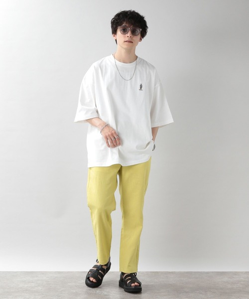 「RAGEBLUE」 スラックス MEDIUM イエロー メンズ_画像8