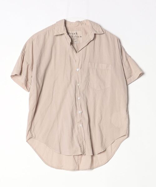 「Frank&Eileen」 半袖シャツ XX-SMALL ベージュ レディース