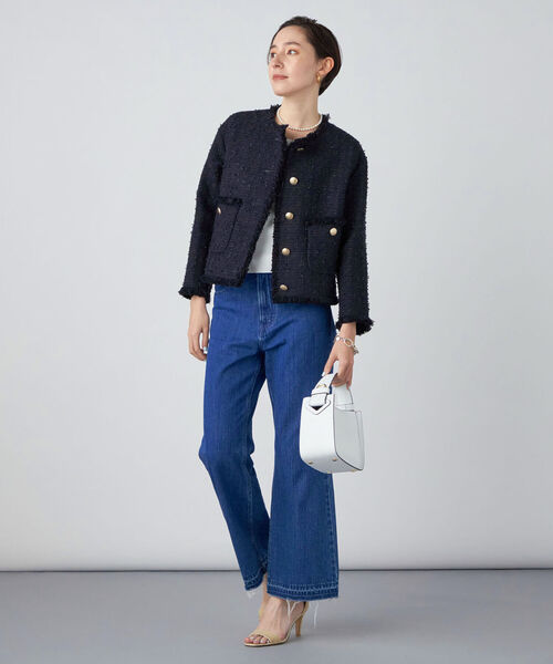 NOLLEY'S Sophi（ノーリーズソフィー） ツイードジャケット 38 オフ