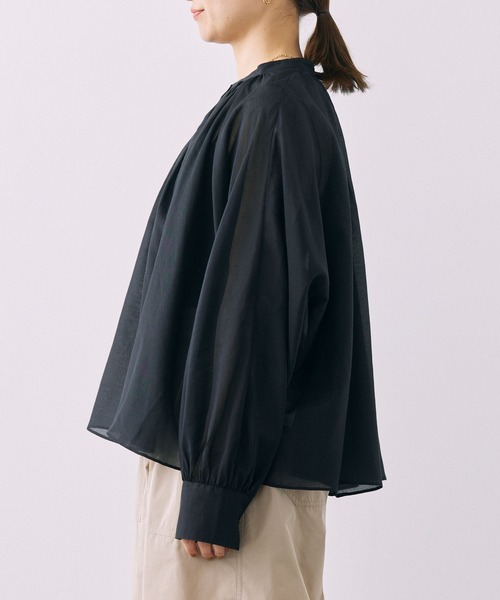 「BABYLONE」 長袖ブラウス フリー ブラック レディース_画像4