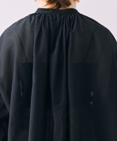 「BABYLONE」 長袖ブラウス フリー ブラック レディース_画像6