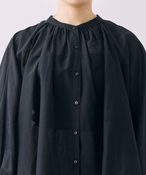「BABYLONE」 長袖ブラウス フリー ブラック レディース_画像7