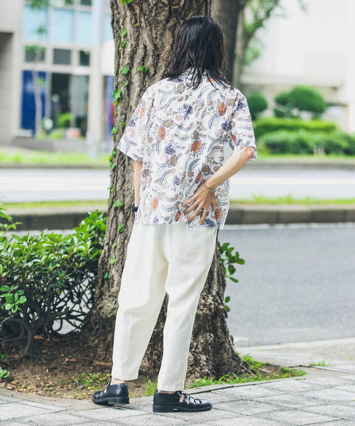 「URBAN RESEARCH Sonny Label」 半袖シャツ LARGE ホワイト系その他 メンズ_画像5