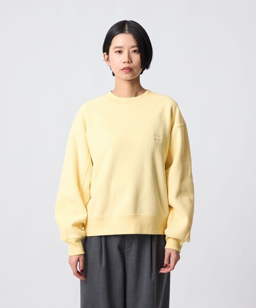 Plan C オーバーサイズ スウェット トレーナー【М】黄 裏起毛 男女兼用 Plan C オーバーサイズ スウェット トレーナー【М】黄 裏起毛 男女兼用