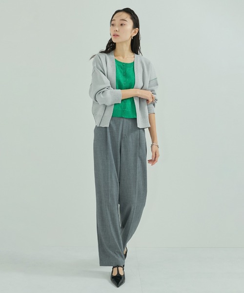 「LE CERCLE par rope'」 ニットカーディガン FREE ピンク レディース_画像6