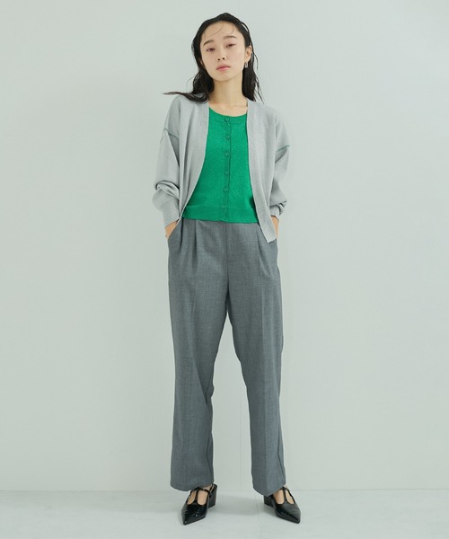 「LE CERCLE par rope'」 ニットカーディガン FREE ピンク レディース_画像7