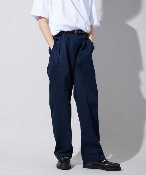 「JOURNAL STANDARD」 チノパンツ X-LARGE ワインレッド メンズ_画像7